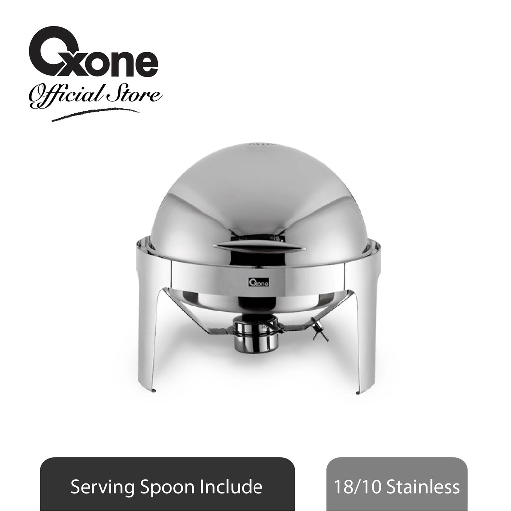 Oxone OX717RO Serving Dish Wadah Parasmanan Stainless Steel - Gambar 3