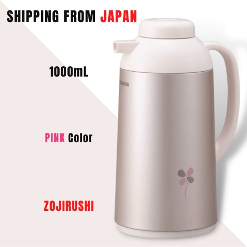 [Direct from Japan] Zojirushi AGLB10PA Glass Magic bottle Desktop pot Keep Warm and Cool Pink