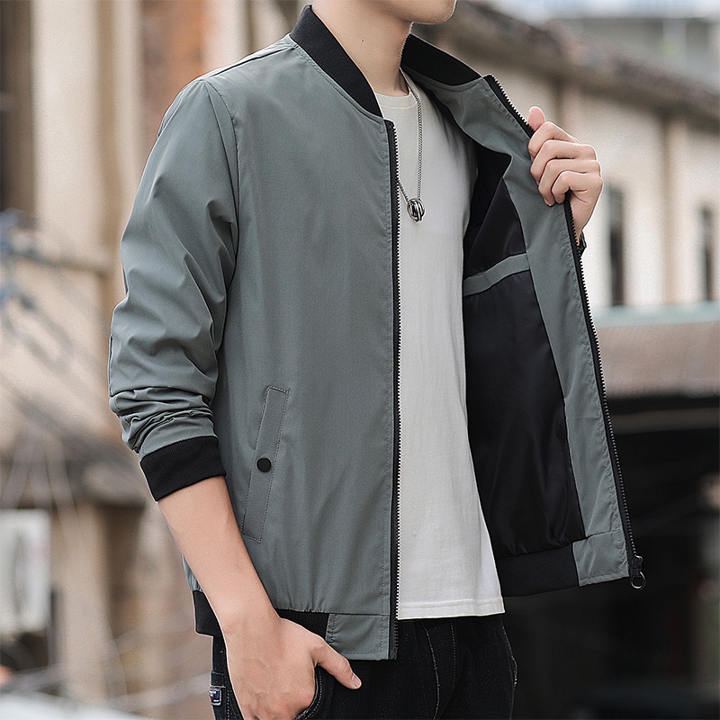 Casual stand collar on sale jacket