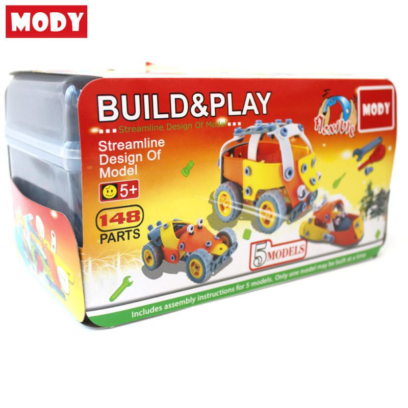 Mody M91202 148-piece assembly and construction Steam toy set comes ...