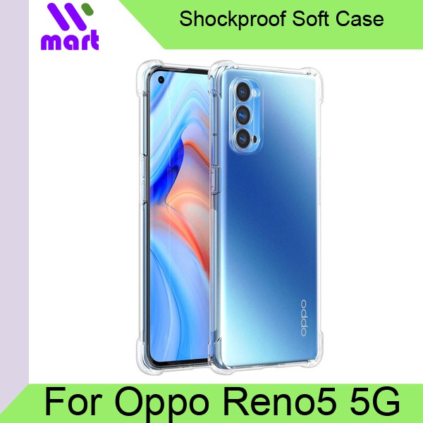 TPU Cover Transparent Soft Shockproof Case for OPPO Reno5 5G ( Not for ...