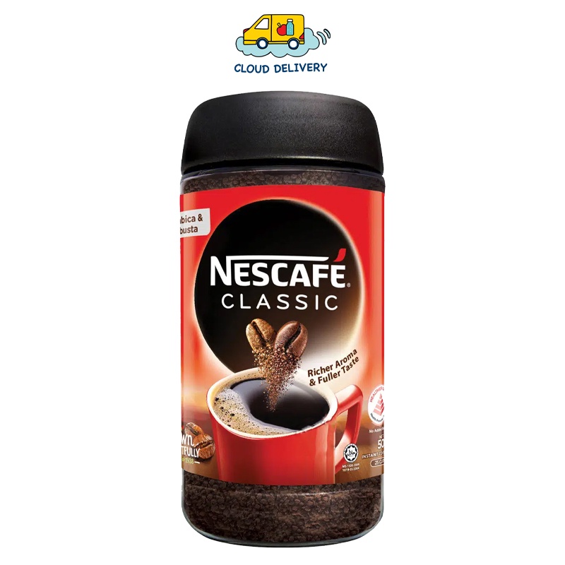 Nescafe Instant Soluble Coffee Jar Classic 50g Expiry Aug 24 Shopee