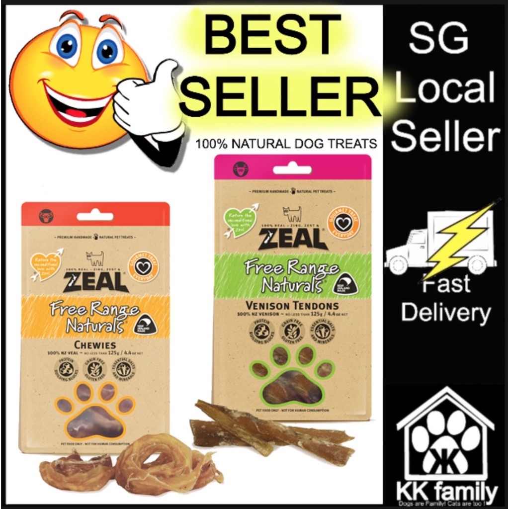 My best selling dog treats from ZEAL ( 100 natural and great for chewers! ) Shopee Singapore
