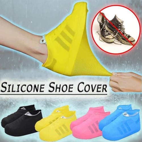 MATA Cover Shoes Coat Shoe Coating Silicone Rubber Silicon Waterproof 100 Waterproof High Above The Rubber Ankle Shopee Singapore