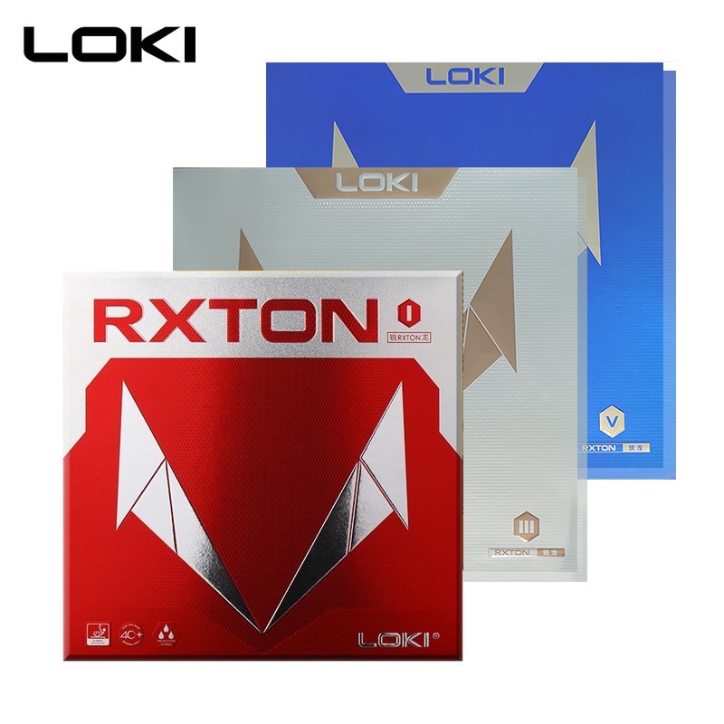 LOKI RXTON Series ITTF Approved Table Tennis Rubber Red Pips In Hard ...