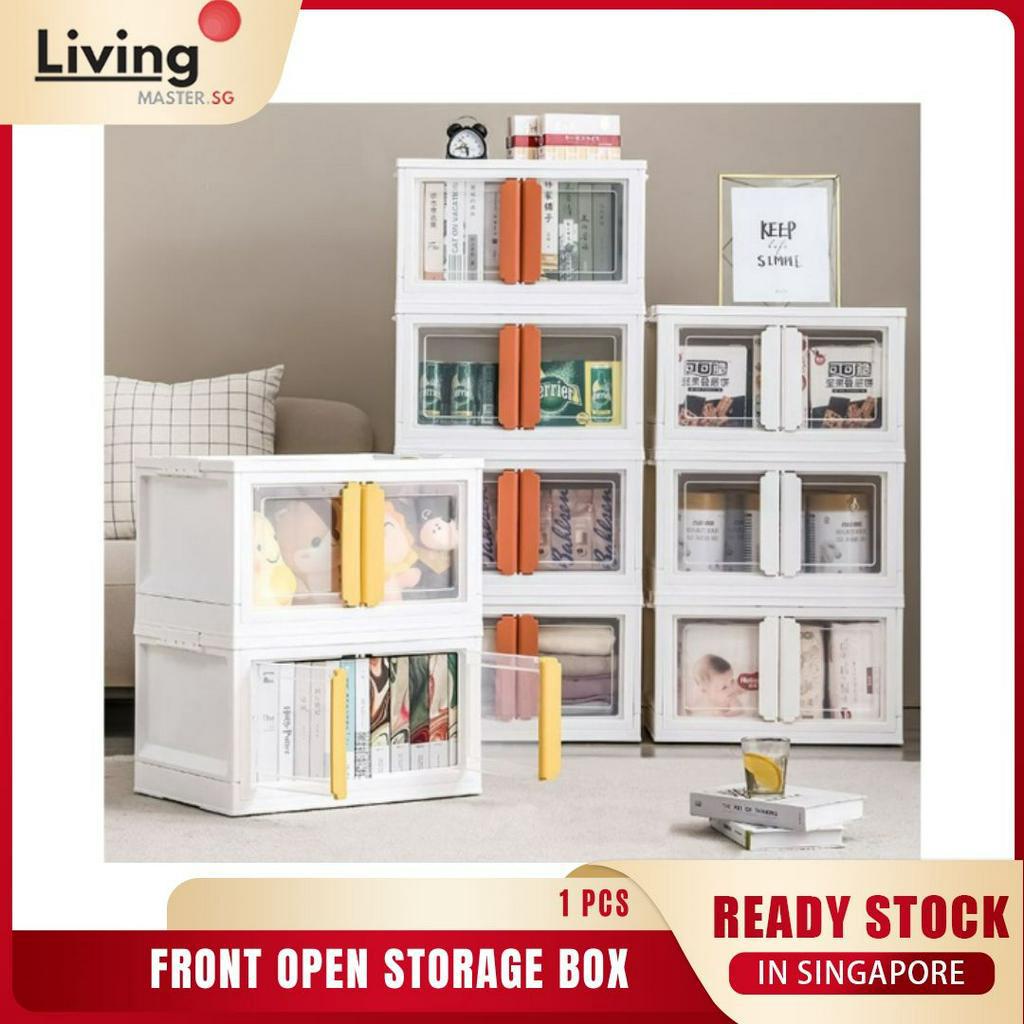 Stackable Front Open Storage Box Plastic Storage Box Stackable