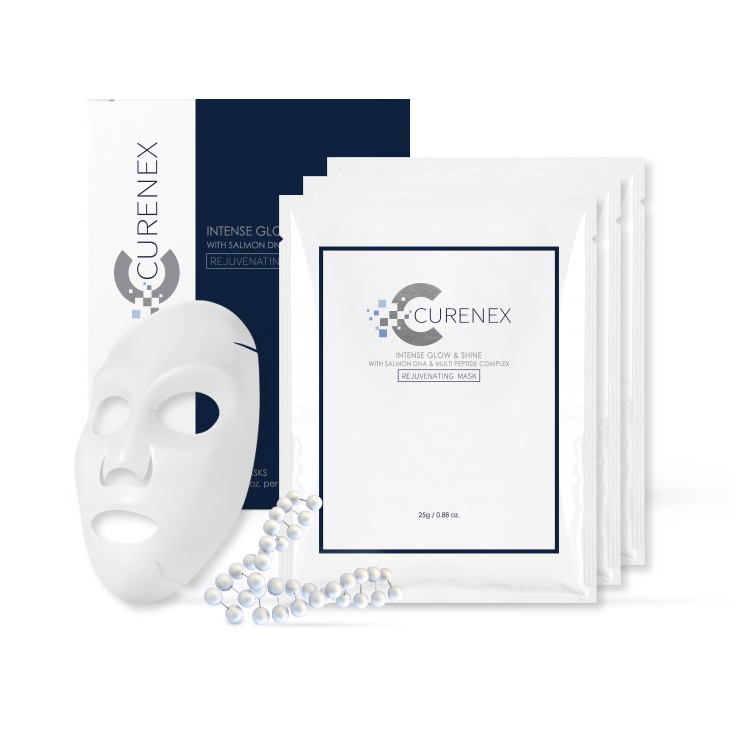 CURENEX Intense Glow & Shine Rejuvenation Mask (5sheets) with PDRN ...