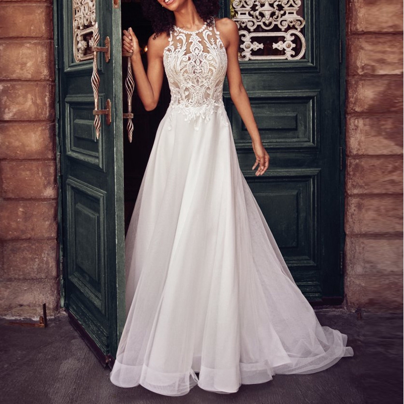 White evening clearance dresses for weddings