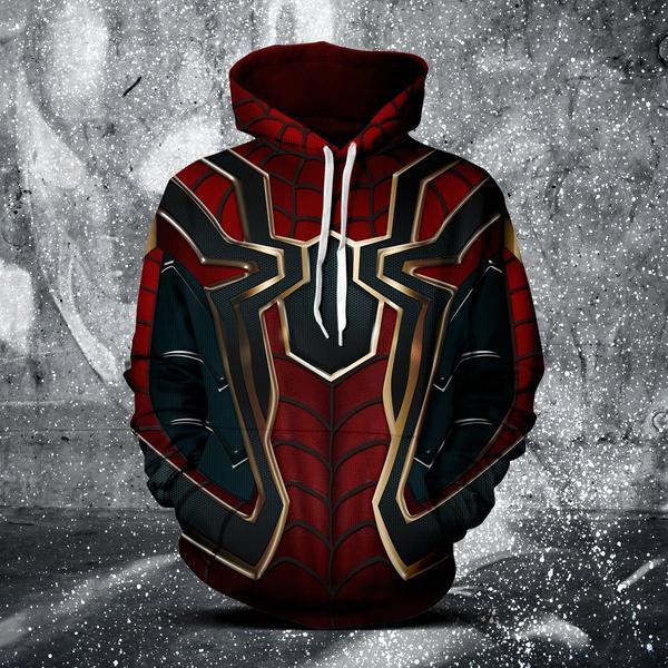 Marvel Iron Spider-Man Unisex Hoodie Avengers Infinity War Spiderman Spidey  | Shopee Singapore