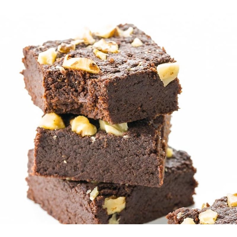 KETO Brownie 12pc Triple Chocolate with Walnuts, Sugar Free, Low Carb