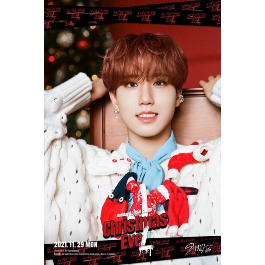OFFICIAL INSTOCK] Stray Kids Christmas Evel Album Photocard PC