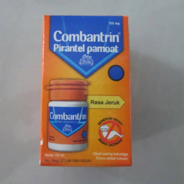 Combantrin syrup 10 ml orange flavored worm medicine | Shopee Singapore