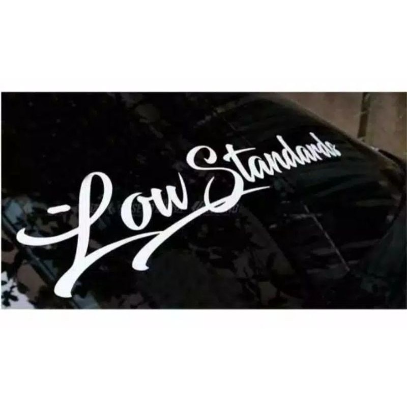 Low standards model Car Stickers Cool Car Variations Stickers jdm