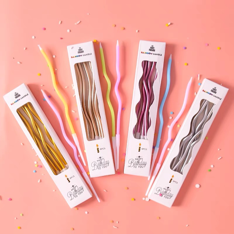 [SG SELLER] Korean Squiggly Birthday Candles