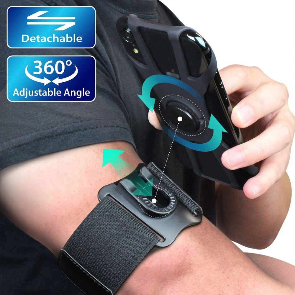 Sports Armband / Waist Pouch Outdoor Jogging Running Arm Band 2 Straps Belt Strap *Fit most model*