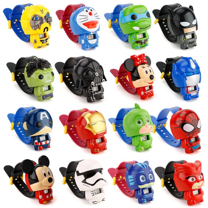 ? Kids Children Birthday Party Birthday Goodie Bag Watch Hello Kitty Frozen Elsa Spiderman Pony LOL Surprise Day Gifts