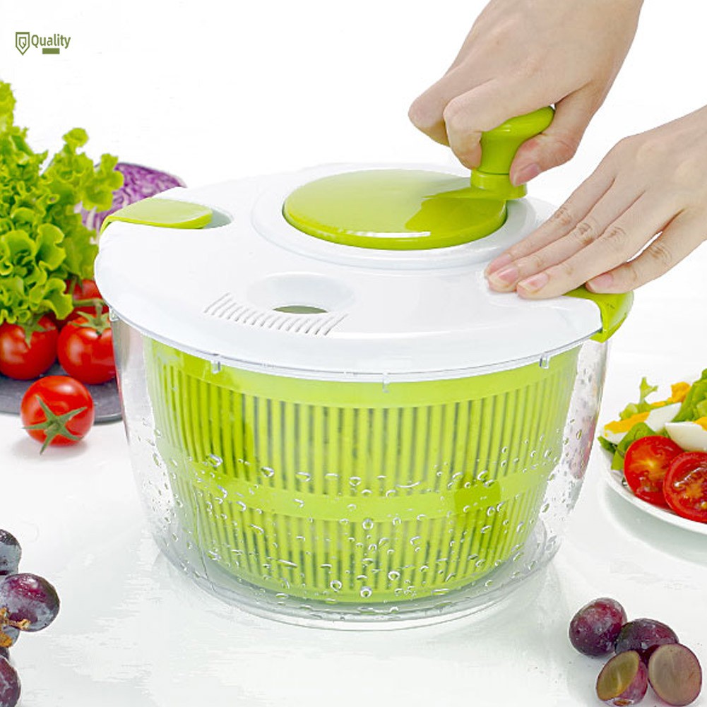 SG❤ Vegetable Salad Spinner Large Dryer Bowls with Pouring Spout