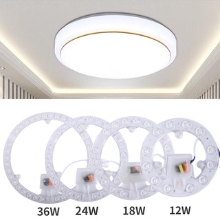 Led Panel Light 220V Round Ring Circle Led Light Board Panel 12W 18W 24W  36W 72W For Ceiling Light Replacement Led Module Lamps