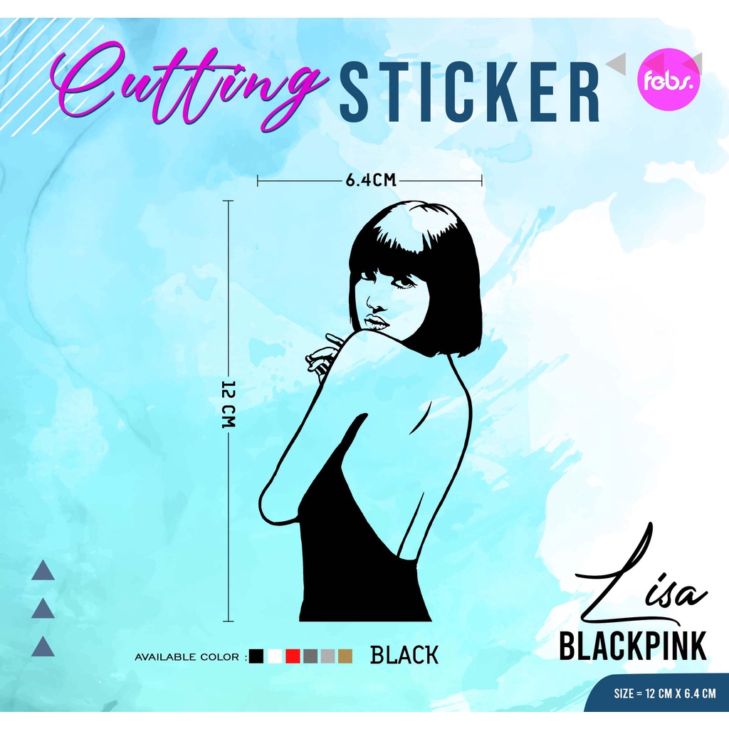 Lisa Blackpink Silhoutte Sticker Cutting | Lisa Blackpink Silhouette ...