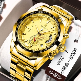 Casio 2022 New Genuine Large Dial Automatic Mechanical Watch Men s Fashionable Waterproof Calendar Luminous Sports Busi