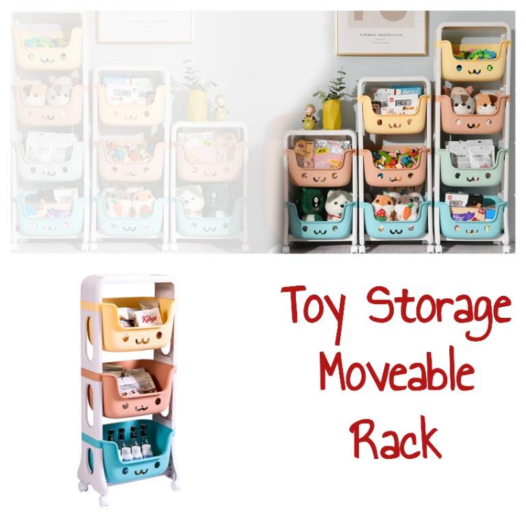 Toy Storage Moveable Rack | Shopee Singapore