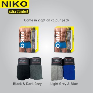 NIKO 3PCS/2PCS MENS COTTON BRIEFS/UNDERWEAR/BOXERS | Shopee Singapore