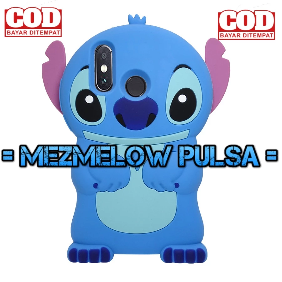 Soft Case karakter Case karakter 3d Stitch Caseng OPPO A12 / OPPO A7 / OPPO A5S / OPPO F9 PRO / OPPO F9 BIASA - Gambar 3