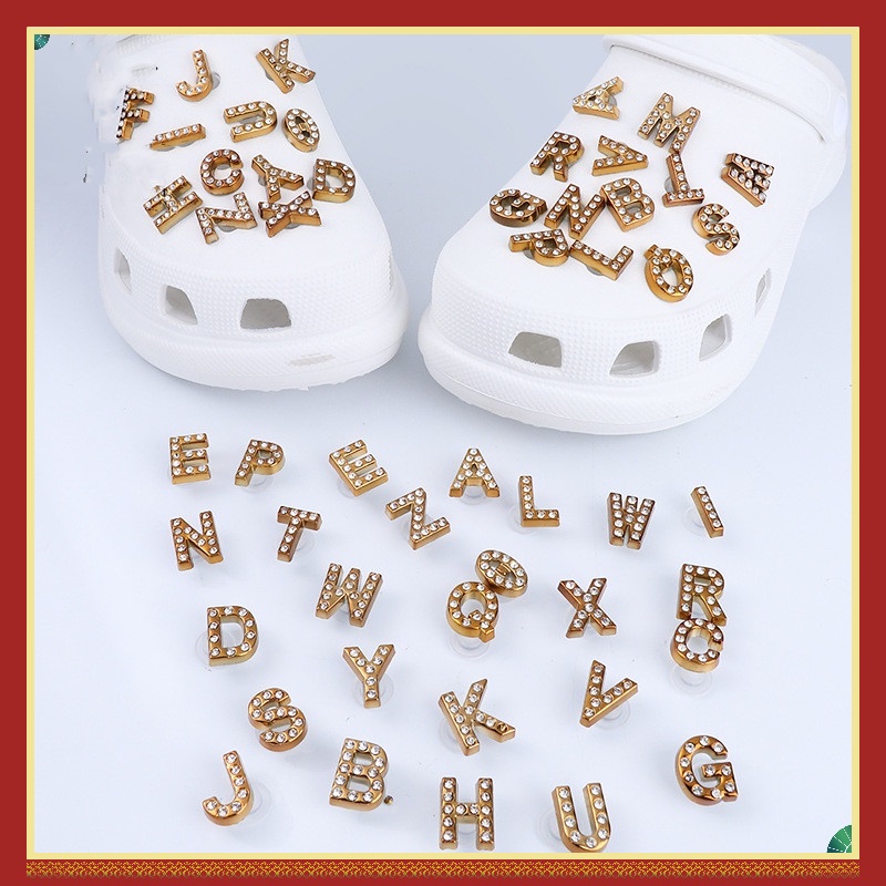  Rhinestone Croc Charms