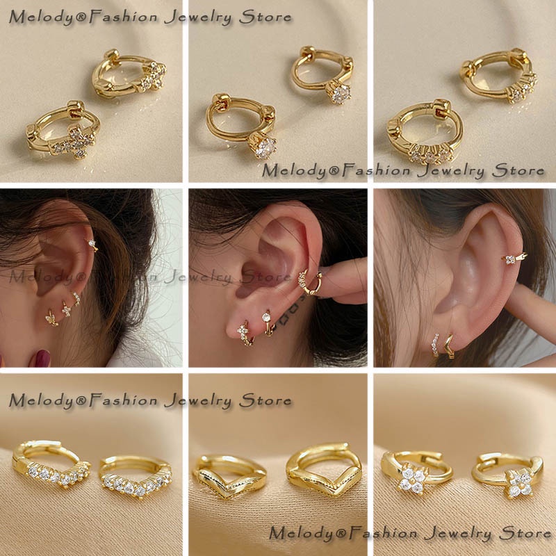 Gold ear clearance ring design small