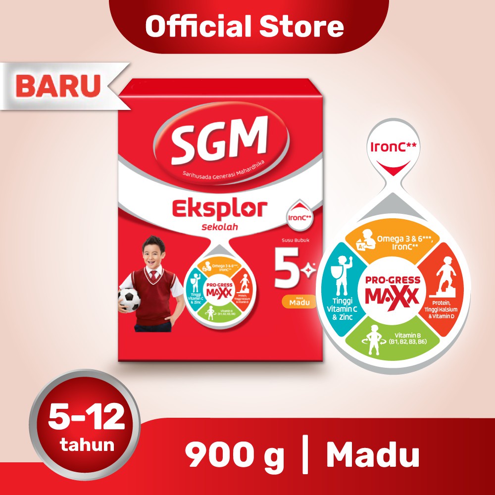 Sgm Eksplor 5+ Madu 900 Gr