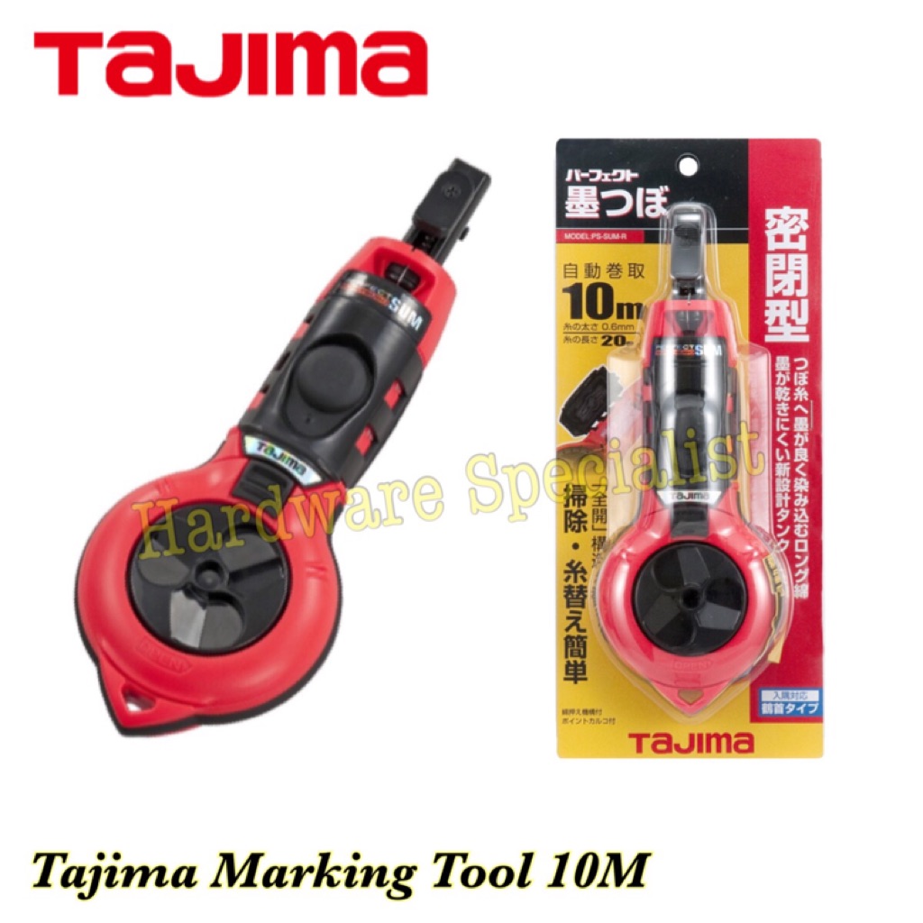 Tajima PS-SUM 10M Marking Tool / Chalk Snap Line | Shopee Singapore
