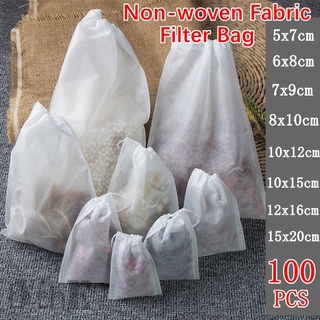  300PCS Tea Filter Bags, Disposable Paper Tea Bag with  Drawstring Safe Strong Penetration Unbleached Paper for Loose Leaf Tea and  Coffee（6x8CM） : Home & Kitchen