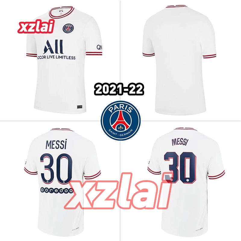 Psg jordan jersey on sale white