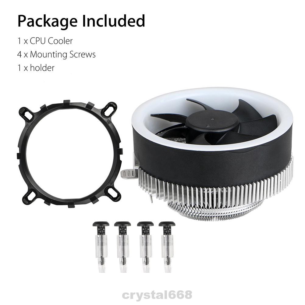1150/1151 Cooling Silent RGB Heatsink Intel CPU For New Cooler LGA Fan