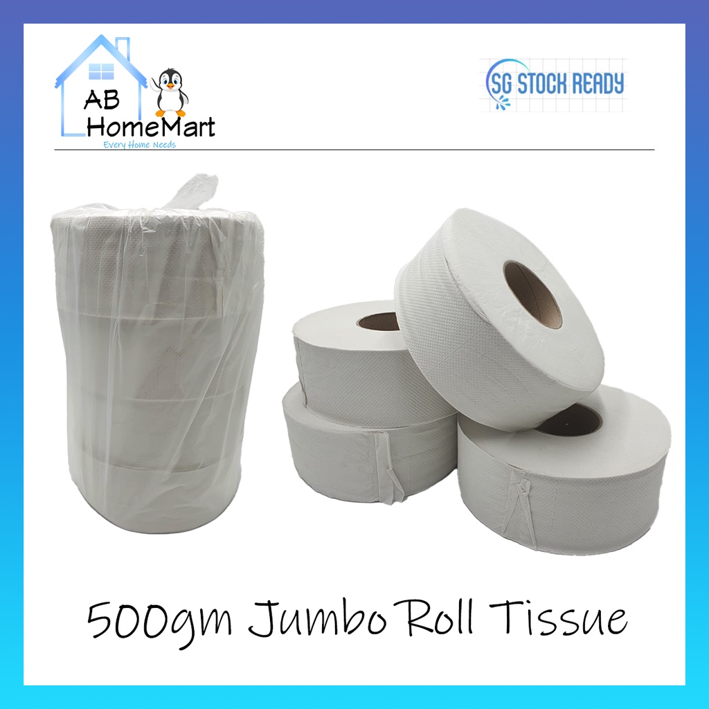 Sg Stock Jumbo Roll Tissue Jumbo Roll Toilet Paper Gm Recycled Pulp Ply