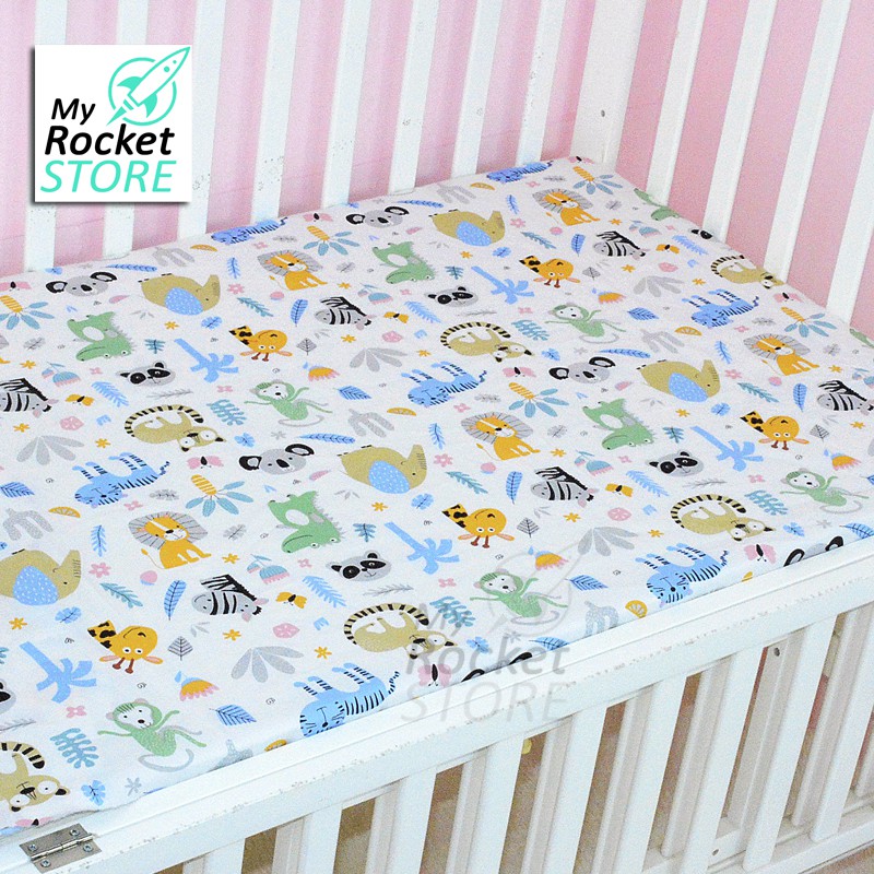 🇸🇬 Seller Baby Cot Fitted Sheet Bed sheet playpen Pillow/ Bedsheet Kids