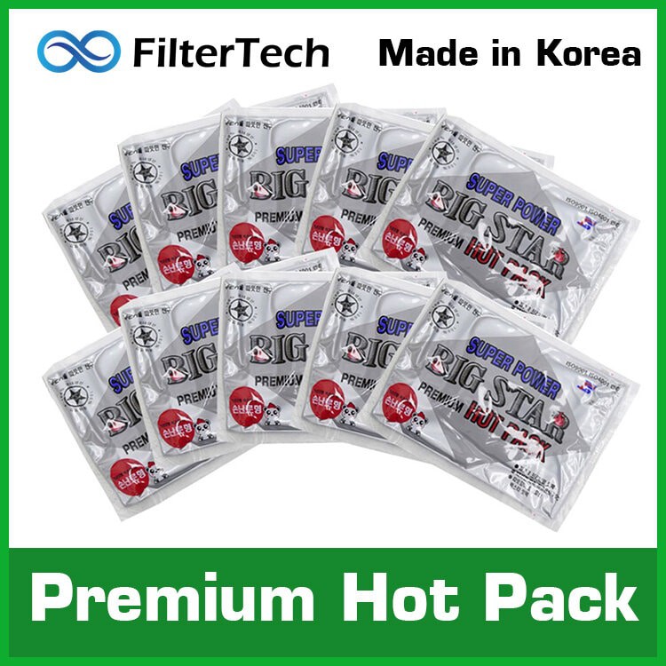 Big Star 10 PCS Premium Korean Heating Pad/Hot Pack (Duration 12