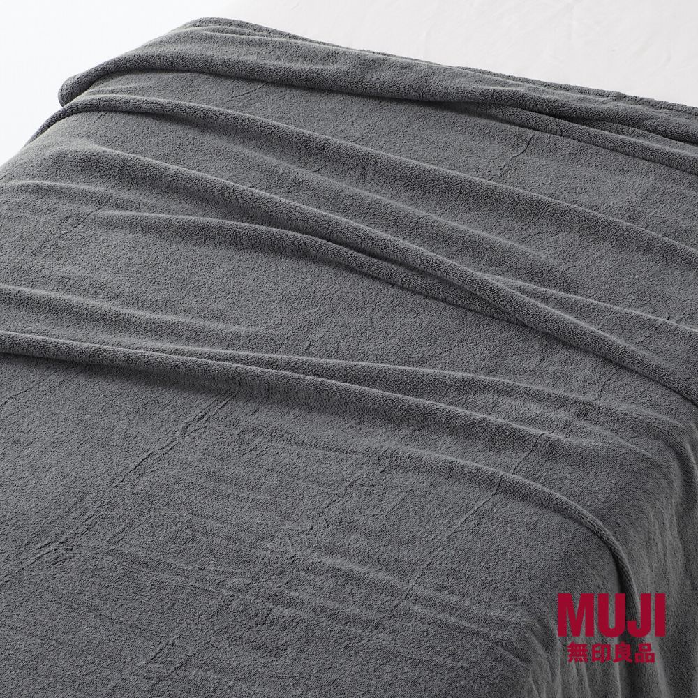 MUJI Cotton MUJI Pile Blanket D Shopee Singapore