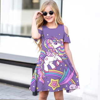  2Pcs Toddler Baby Girl Winter Clothes Unicorn Print