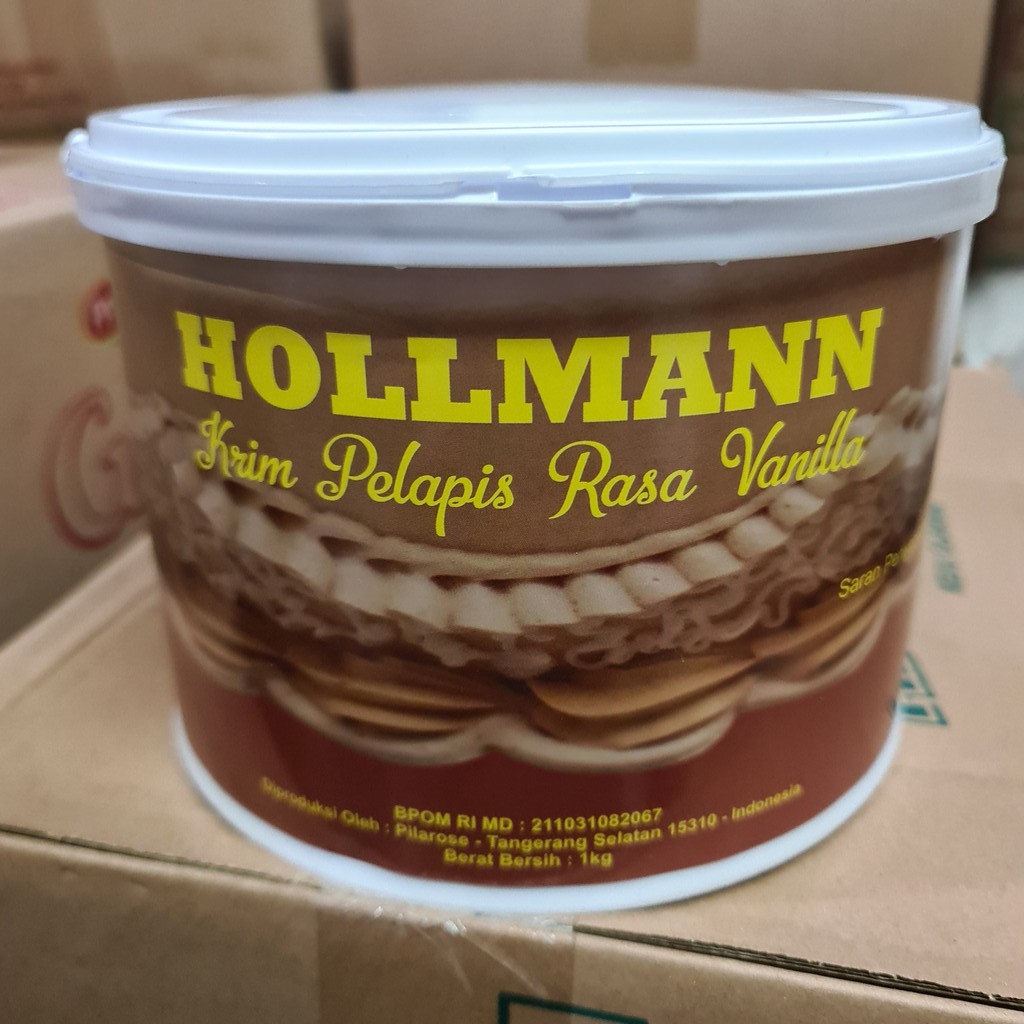 Hollmann Buttercream 1kg / hollman butter cream original White vanilla