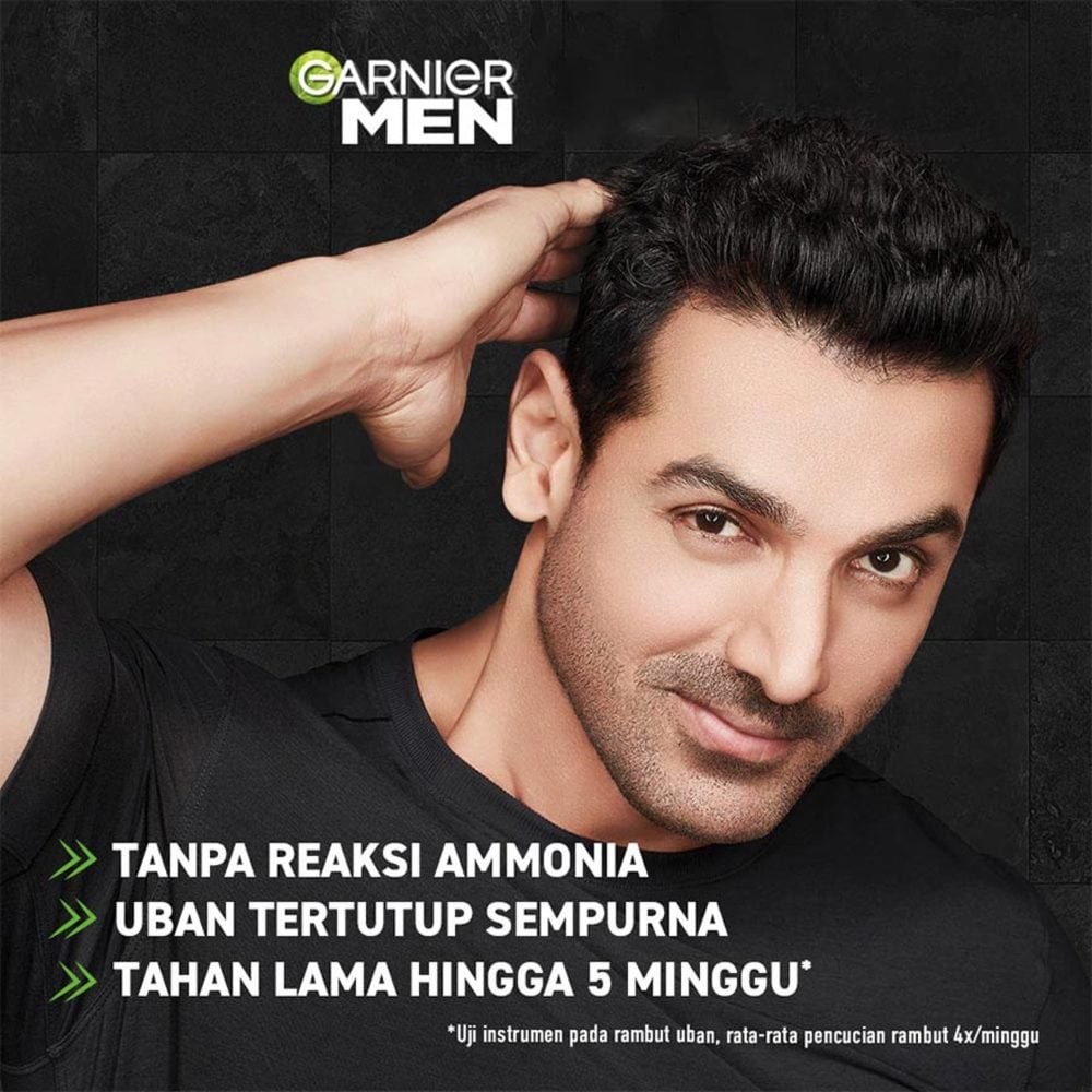 Garnier Men Shampoo Color 3.0 Coklat Kehitaman 10ml - Gambar 2