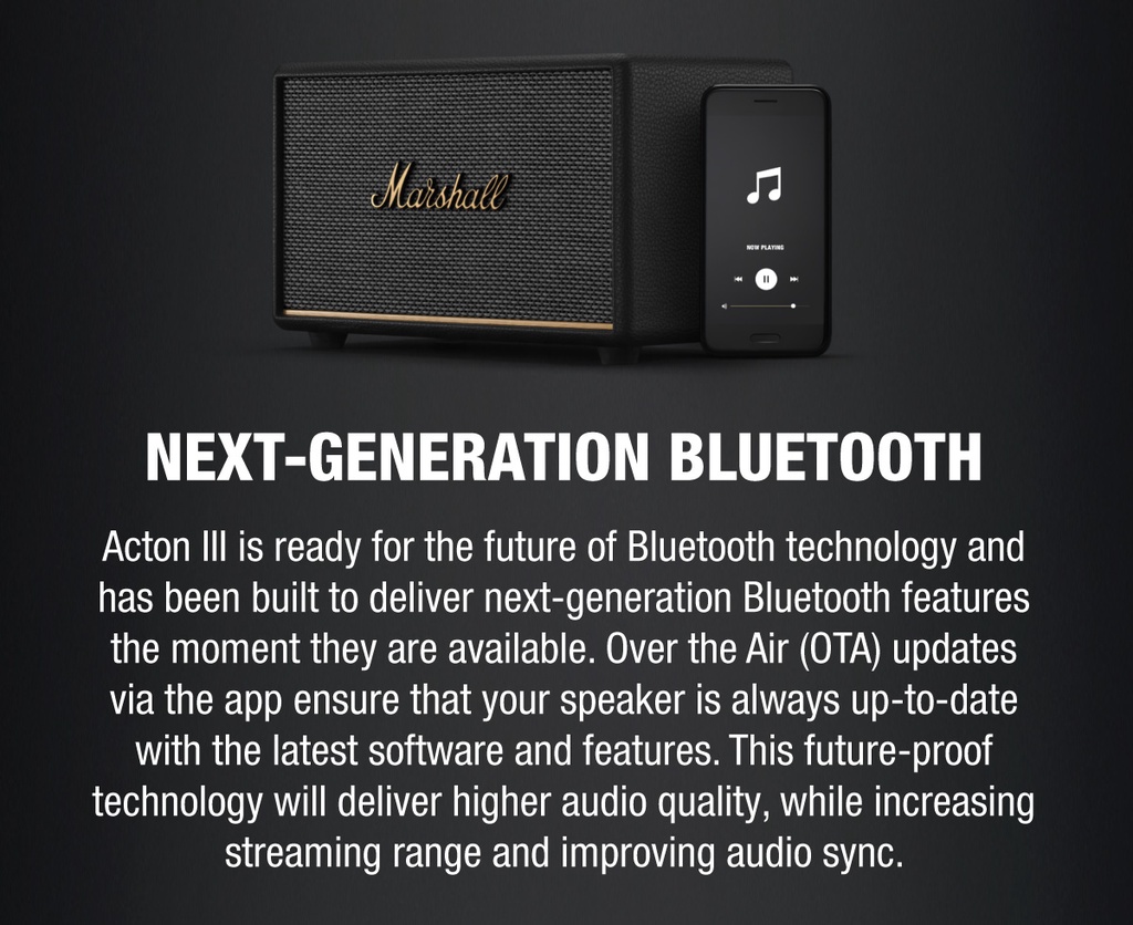 Enceinte Bluetooth «Acton III» MARSHALL, Audio & hifi