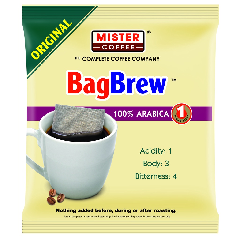 [Mister Coffee] BagBrew 100 Arabica 100 Dark Roast Ground Coffee in