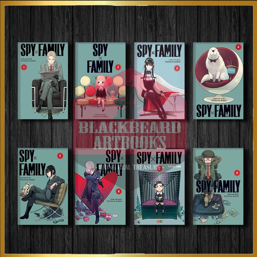 Spy x Family Collection Set Volumes 1-8 by Tatsuya Endo (English ...