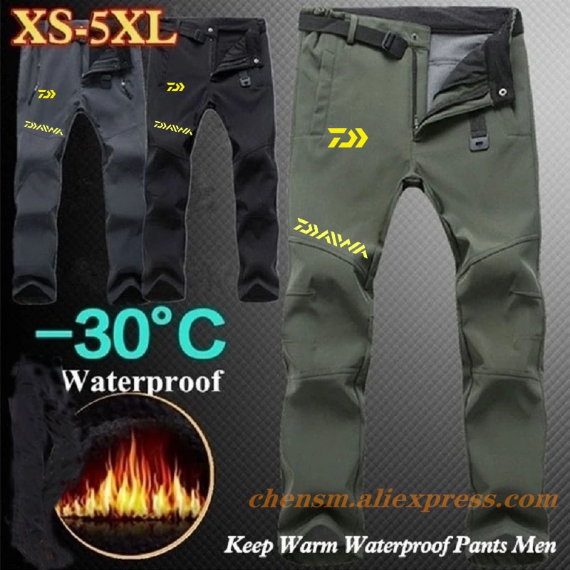 Women Men Winter Pants Fleece Cashmere Detachable Waterproof Female Male  Sport Pant Thicken Warm Outdoor Skiing Hiking Autumn Trousers SW059