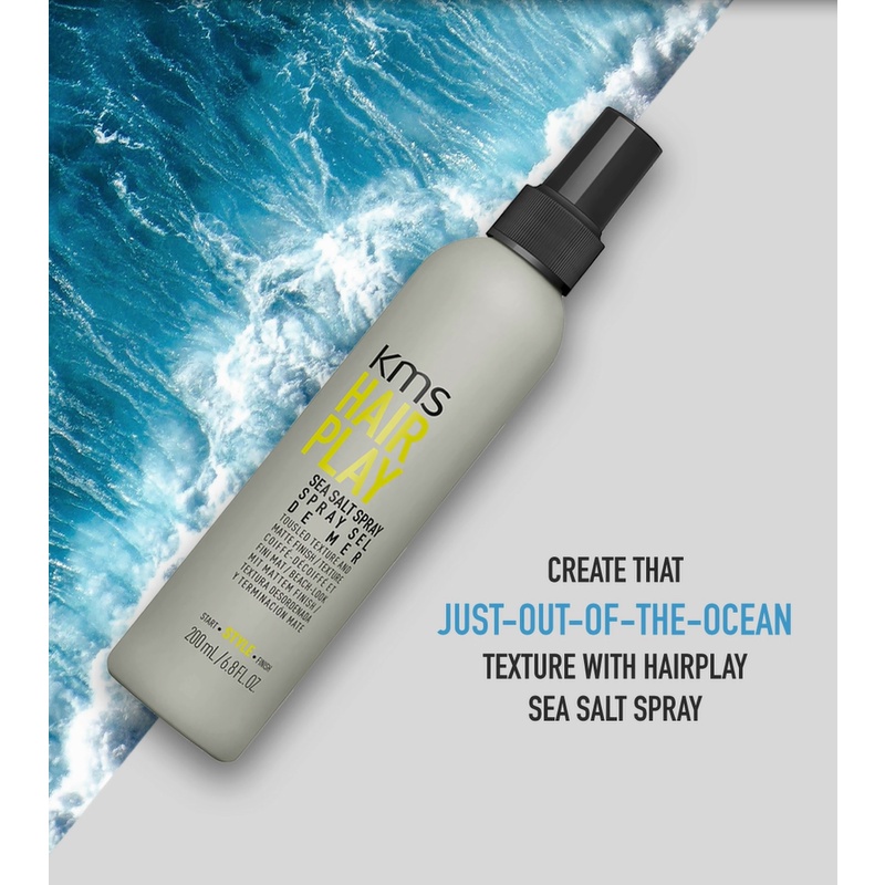 KMS Sea Salt Spray 200ml matte texture styling spray Shopee Singapore