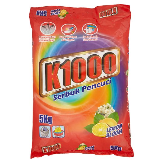 K1000 Lemon Bloom Detergent Powder 5kg | Shopee Singapore