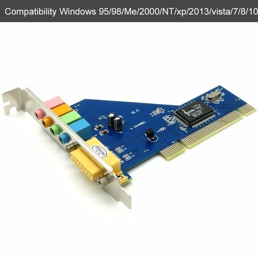 CMI 8738 - 4 Channel Pci Sound Card For Desktop Pc | Shopee Singapore