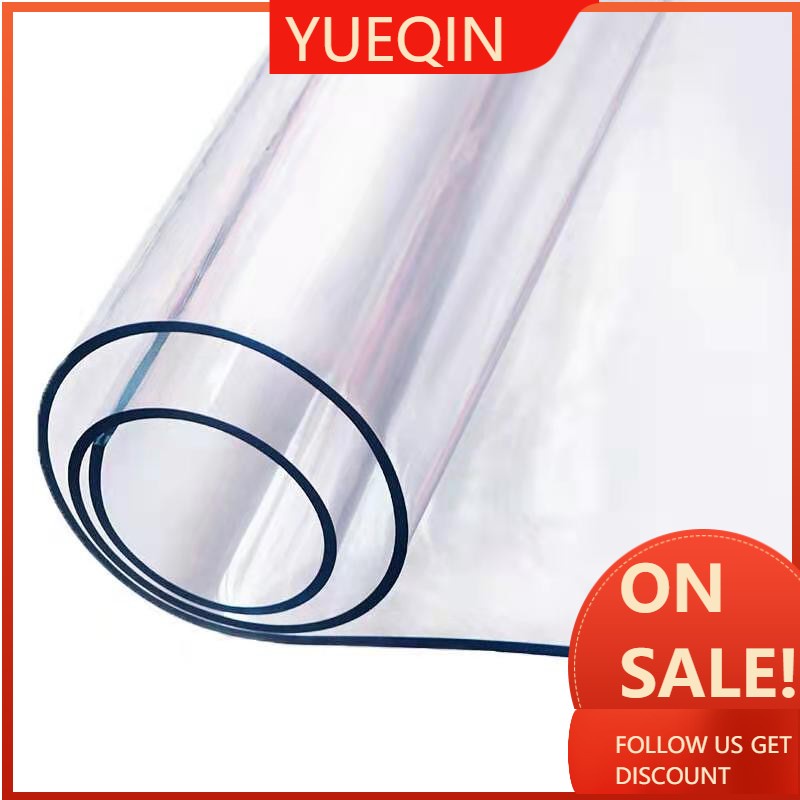 PVC Tablecloth Waterproof Table Cover Mat Sheet Transparent Protector
