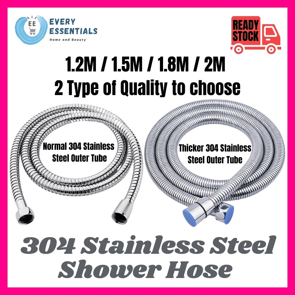 BEST QUALITY 304 Stainless Steel Shower hose/ Toilet hose/ flexible